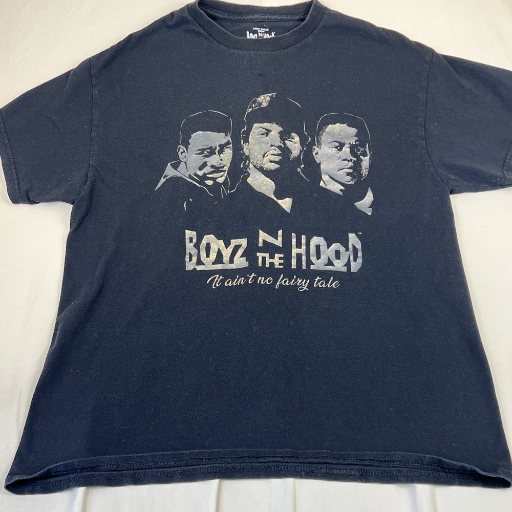 Boyz N The Hood Graphic T-Shirt Mens Large Black Movie Promo Ice Cube 2022 L